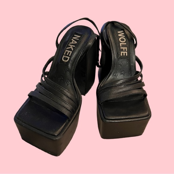 Naked Wolfe Shoes Naked Wolfe Jada Platform Sandals Black Poshmark